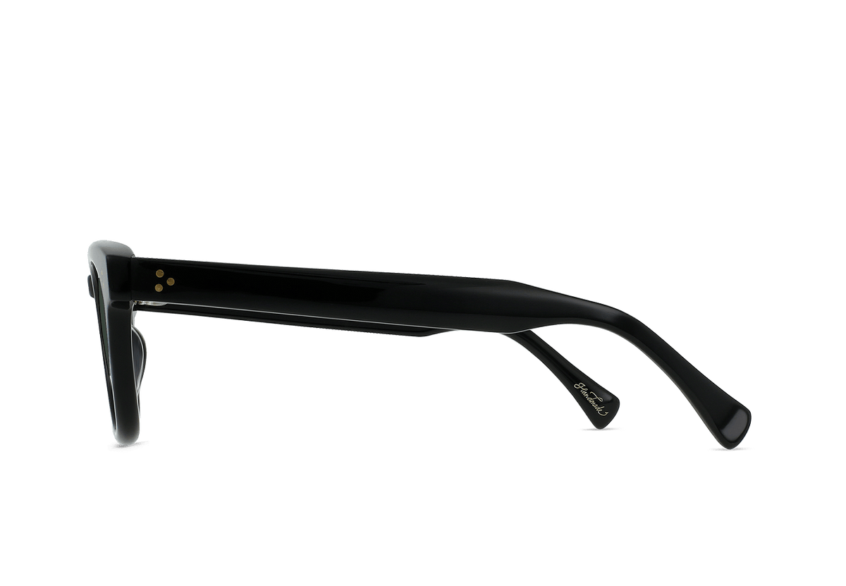 RAEN Squire Sunglasses in Recycled Black / Green Polarized – RAEN
