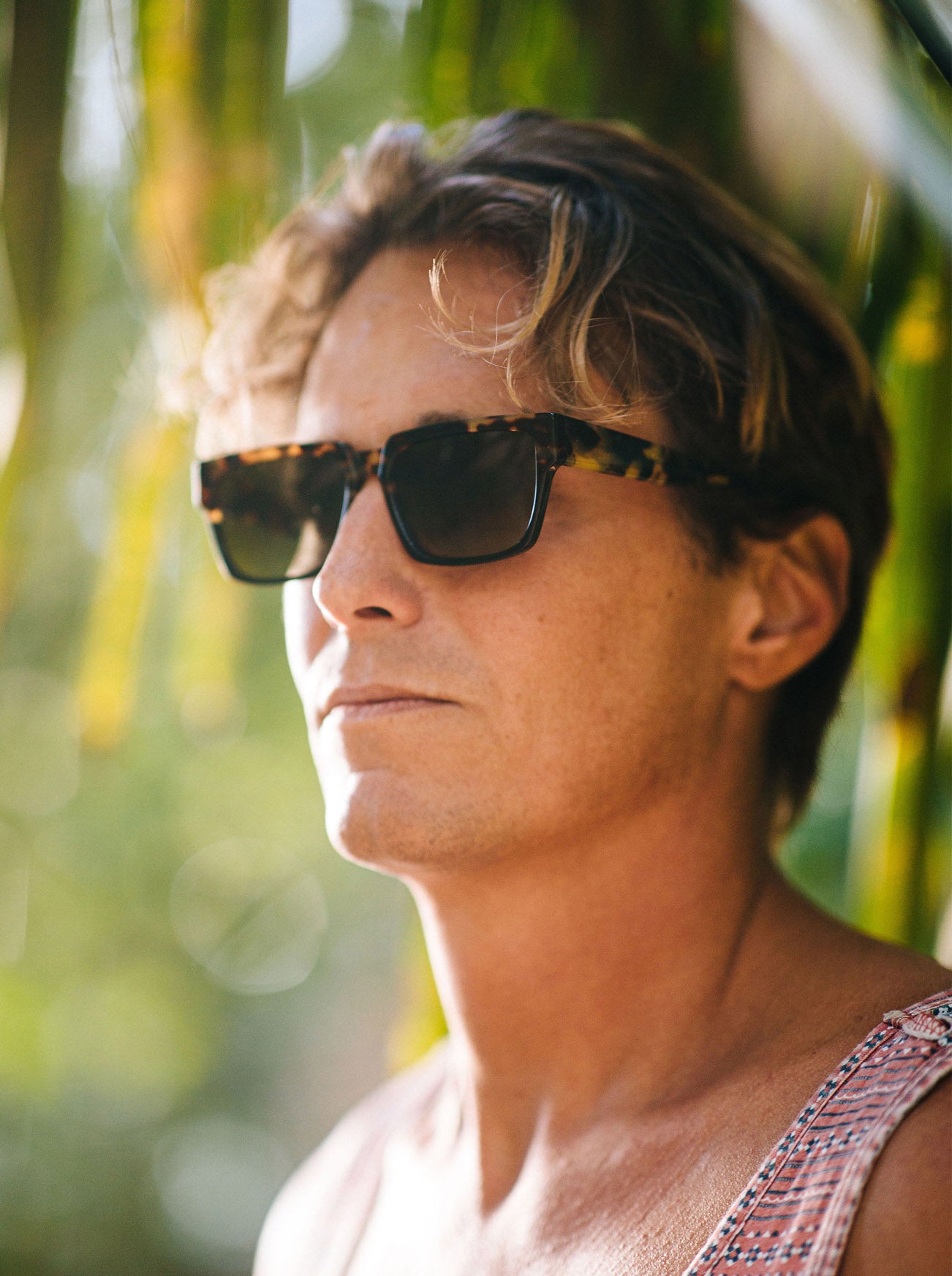 Raen Jenever 58 Sunglasses Recycled Black/Agave